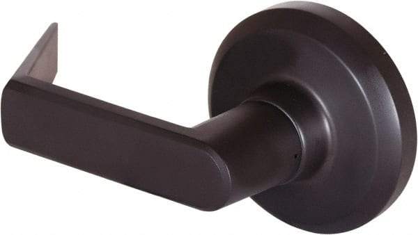 Stanley - Grade 1 Dummy Lever Lockset - 2-3/4" Back Set, Keyless Cylinder, Brass Alloy, Oil Rubbed Bronze Finish - Eagle Tool & Supply