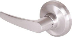 Stanley - Grade 1 Dummy Lever Lockset - 2-3/4" Back Set, Keyless Cylinder, Brass Alloy, Satin Chrome Finish - Eagle Tool & Supply