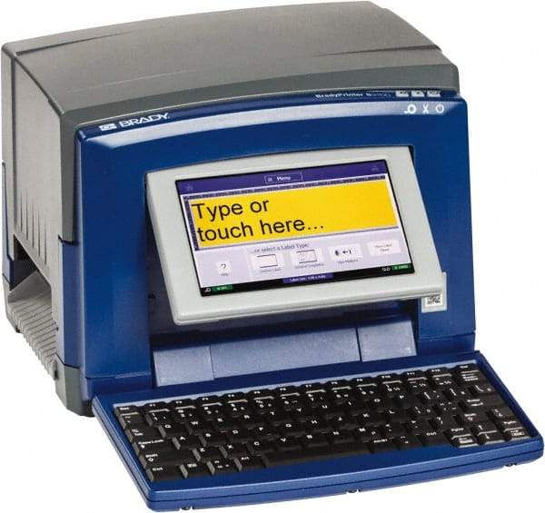 Brady - Desktop Label Printer - 300 DPI Resolution, 12" Wide x 10-1/4" Long - Eagle Tool & Supply