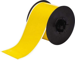 Brady - 3" Wide x 1,200" Long, Yellow Vinyl Tape - For BBP30 Label Printer, BBP33 Label Printer, BBP35 Multicolor Sign & Label Printer, BBP37 Color & Cut Sign & Label Printer, BradyPrinter S3100, BBP31 Sign & Label Printer - Eagle Tool & Supply