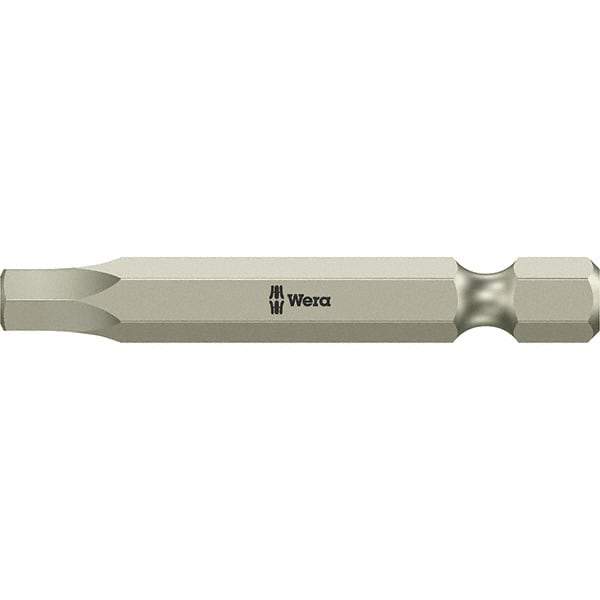 Wera - 4mm Hex Screwdriver Bit - 1/4" Drive, 89mm OAL - Eagle Tool & Supply