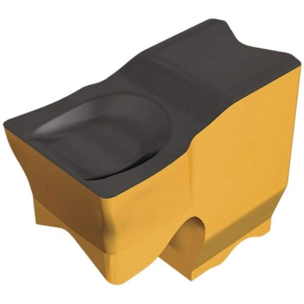 Iscar - 6TNF Grade IC808, 6mm Cutting Width Carbide Grooving Insert - 0.35mm Corner Radius, TiAlN/AlTiN/TiN Finish - Eagle Tool & Supply