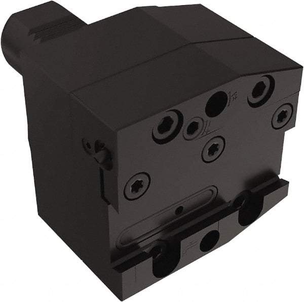 Seco - Tool Block Style 150.10-JETI, 20mm Blade Height, 96mm OAL, 66mm OAH, Indexable Cutoff Blade Tool Block - 30mm Shank Width, Through Coolant - Eagle Tool & Supply