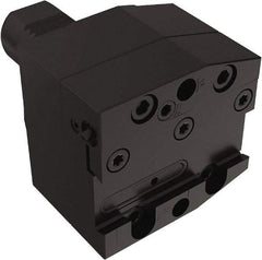 Seco - Tool Block Style 150.10-JETI, 20mm Blade Height, 96mm OAL, 66mm OAH, Indexable Cutoff Blade Tool Block - 30mm Shank Width, Through Coolant - Eagle Tool & Supply