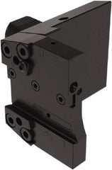 Seco - Tool Block Style 150.10-JETI, 25mm Blade Height, 130.5mm OAL, 100mm OAH, Indexable Cutoff Blade Tool Block - 40mm Shank Width, Through Coolant - Eagle Tool & Supply