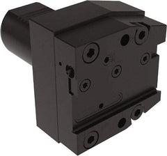 Seco - Tool Block Style 150.10-JETI, 25mm Blade Height, 96mm OAL, 90mm OAH, Indexable Cutoff Blade Tool Block - 50mm Shank Width, Through Coolant - Eagle Tool & Supply