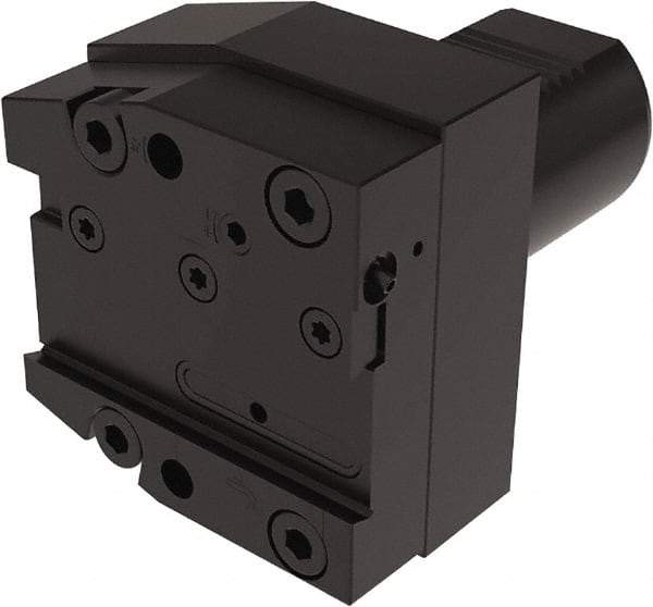Seco - Tool Block Style 150.10-JETI, 25mm Blade Height, 96mm OAL, 90mm OAH, Indexable Cutoff Blade Tool Block - 50mm Shank Width, Through Coolant - Eagle Tool & Supply
