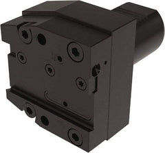 Seco - Tool Block Style 150.10-JETI, 25mm Blade Height, 96mm OAL, 90mm OAH, Indexable Cutoff Blade Tool Block - 50mm Shank Width, Through Coolant - Eagle Tool & Supply