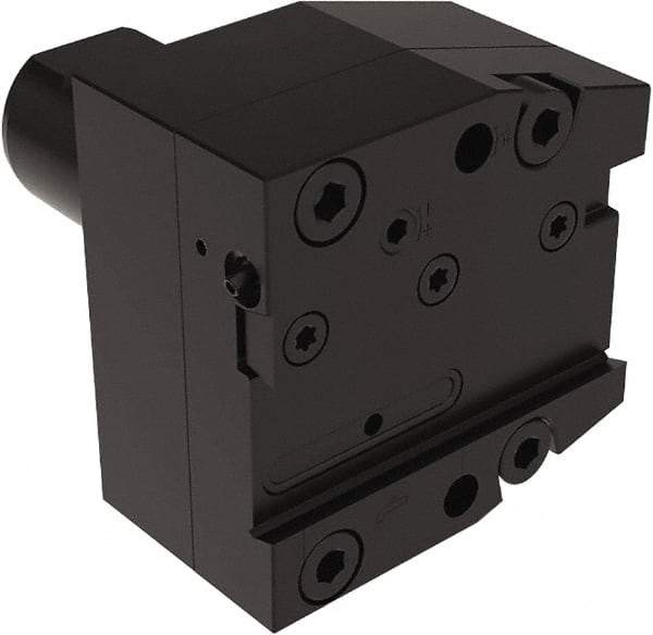 Seco - Tool Block Style 150.10-JETI, 25mm Blade Height, 96mm OAL, 85mm OAH, Indexable Cutoff Blade Tool Block - 40mm Shank Width, Through Coolant - Eagle Tool & Supply