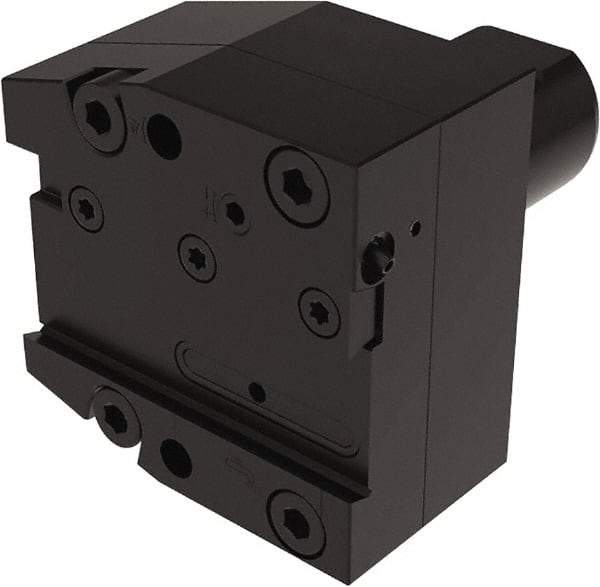 Seco - Tool Block Style 150.10-JETI, 25mm Blade Height, 96mm OAL, 85mm OAH, Indexable Cutoff Blade Tool Block - 40mm Shank Width, Through Coolant - Eagle Tool & Supply