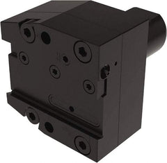 Seco - Tool Block Style 150.10-JETI, 25mm Blade Height, 96mm OAL, 85mm OAH, Indexable Cutoff Blade Tool Block - 40mm Shank Width, Through Coolant - Eagle Tool & Supply