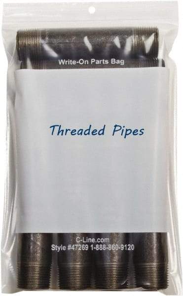 C-LINE - 6 x 13", 2 mil Self-Seal Reclosable Bags - Clear - Eagle Tool & Supply