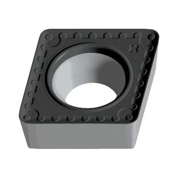 Walter - CCMT433 PM Grade WPP20 Carbide Turning Insert - TiCN/Al2O3/TiN Finish, 80° Diamond, 1/2" Inscr Circle, 3/16" Thick, 3/64" Corner Radius - Eagle Tool & Supply