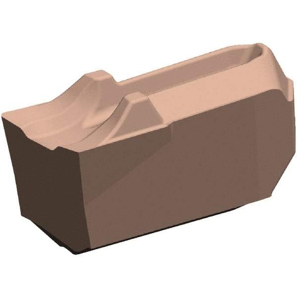 Kennametal - EC-U3 CF Grade KCM35B, 3mm Cutting Width Carbide Cutoff Insert - Right Hand Lead Angle, 0.2mm Corner Radius, TiOCN Finish - Eagle Tool & Supply