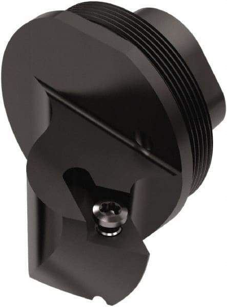 Seco - SDXCR, Right Hand Cut, 62.5° Lead Angle, 50mm Shank Height x 50mm Shank Width, Positive Rake Indexable Turning Toolholder - 25mm OAL, DC..11T3.. Insert Compatibility, Series GL - Eagle Tool & Supply
