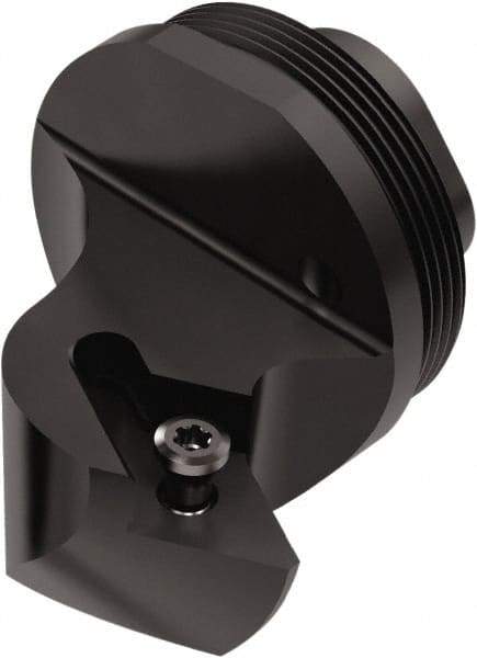 Seco - SDXNR, Right Hand Cut, 62.5° Lead Angle, 32mm Shank Height x 32mm Shank Width, Negative Rake Indexable Turning Toolholder - 25mm OAL, DN..1104.. Insert Compatibility, Series GL - Eagle Tool & Supply