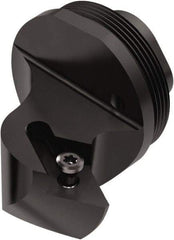Seco - SDXNR, Right Hand Cut, 62.5° Lead Angle, 32mm Shank Height x 32mm Shank Width, Negative Rake Indexable Turning Toolholder - 25mm OAL, DN..1104.. Insert Compatibility, Series GL - Eagle Tool & Supply