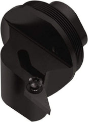 Seco - SVUBR, Right Hand Cut, 93° Lead Angle, 40mm Shank Height x 40mm Shank Width, Positive Rake Indexable Turning Toolholder - 32mm OAL, VBMT1604.. Insert Compatibility, Series GL - Eagle Tool & Supply