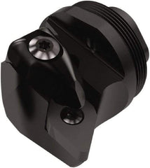 Seco - DDUNR, Right Hand Cut, 93° Lead Angle, 32mm Shank Height x 32mm Shank Width, Negative Rake Indexable Turning Toolholder - 32mm OAL, DN..1504.. Insert Compatibility, Series GL - Eagle Tool & Supply