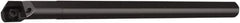 Seco - 16mm Min Bore Diam, 8" OAL, 1/2" Shank Diam, A08-SCLCR Indexable Boring Bar - 1-1/2" Max Bore Depth, CC..3 Insert, Screw Holding Method - Eagle Tool & Supply