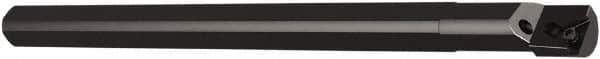 Seco - 5/8" Min Bore Diam, 8" OAL, 1/2" Shank Diam, A08-STUCL Indexable Boring Bar - 1-1/2" Max Bore Depth, TC..2 Insert, Screw Holding Method - Eagle Tool & Supply