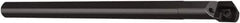 Seco - 16mm Min Bore Diam, 8" OAL, 1/2" Shank Diam, A08-SCLCL Indexable Boring Bar - 1-1/2" Max Bore Depth, CC..3 Insert, Screw Holding Method - Eagle Tool & Supply