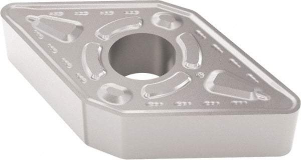 Seco - DNMG443 M6 Grade TP3501 Carbide Turning Insert - TiCN/Al2O3 Finish, 55° Diamond, 1/2" Inscr Circle, 1/4" Thick, 3/64" Corner Radius - Eagle Tool & Supply