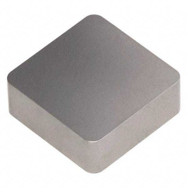 Seco - SNMA432 Flat Top Grade TK0501 Carbide Turning Insert - Ti(C/N)/Al2O3/Cr Finish, 90° Square, 1/2" Inscr Circle, 3/16" Thick, 1/32" Corner Radius - Eagle Tool & Supply