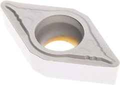 Seco - DCMT32.52 F1 Grade TK0501 Carbide Turning Insert - Ti(C/N)/Al2O3/Cr Finish, 55° Diamond, 3/8" Inscr Circle, 5/32" Thick, 1/32" Corner Radius - Eagle Tool & Supply