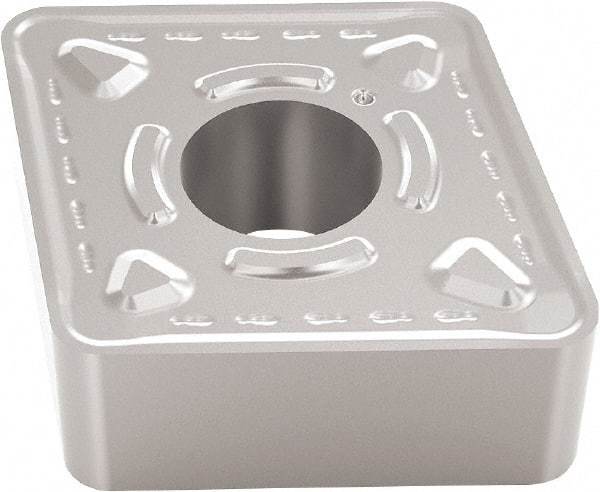 Seco - CNMG432 M6 Grade TP3501 Carbide Turning Insert - Ti(C/N)/Al2O3 Finish, 80° Diamond, 1/2" Inscr Circle, 3/16" Thick, 1/32" Corner Radius - Eagle Tool & Supply