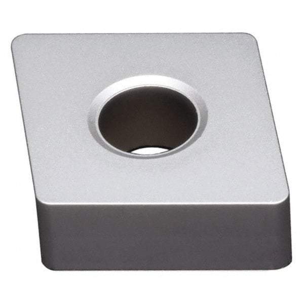 Seco - CNMA643 Flat Top Grade TK1501 Carbide Turning Insert - Ti(C/N)/Al2O3/Cr Finish, 80° Diamond, 3/4" Inscr Circle, 1/4" Thick, 3/64" Corner Radius - Eagle Tool & Supply
