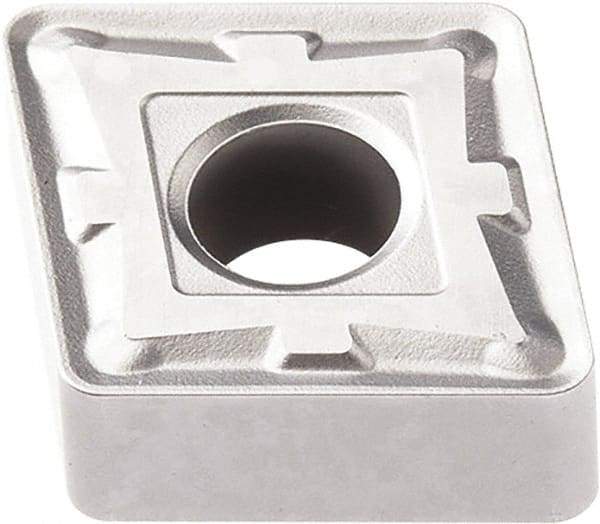 Seco - CNMG644 M3 Grade TP3501 Carbide Turning Insert - TiCN/Al2O3 Finish, 80° Diamond, 3/4" Inscr Circle, 1/4" Thick, 1/16" Corner Radius - Eagle Tool & Supply