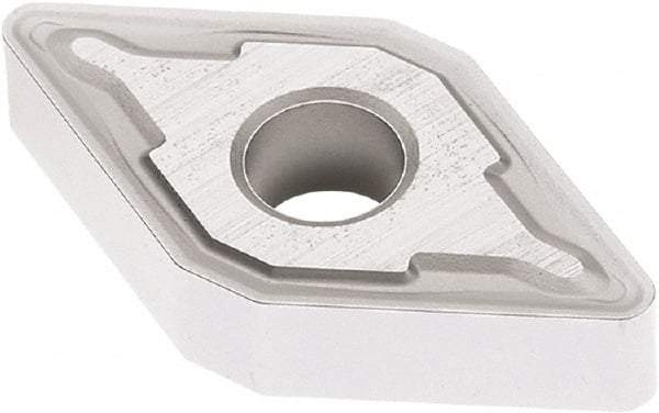 Seco - DNMG444 M5 Grade TP3501 Carbide Turning Insert - Ti(C/N)/Al2O3 Finish, 55° Diamond, 1/2" Inscr Circle, 1/4" Thick, 1/16" Corner Radius - Eagle Tool & Supply