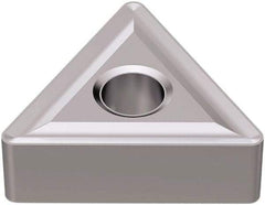 Seco - TNMG332 M4 Grade TK1501 Carbide Turning Insert - Ti(C/N)/Al2O3/Cr Finish, 60° Triangle, 3/8" Inscr Circle, 3/16" Thick, 1/32" Corner Radius - Eagle Tool & Supply