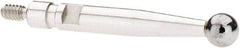 SPI - 3mm Ball Diam, Carbide, Ball Test Indicator Contact Point - 20.8mm Contact Point Length, Use with SPI Integral Series - Eagle Tool & Supply