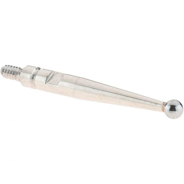SPI - 2mm Ball Diam, Carbide, Ball Test Indicator Contact Point - 20.8mm Contact Point Length, Use with SPI Integral Series - Eagle Tool & Supply