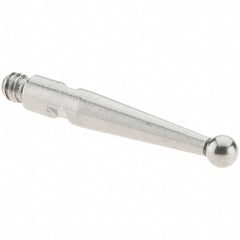 SPI - 2mm Ball Diam, Stainless Steel, Ball Test Indicator Contact Point - 16.3mm Contact Point Length, Use with SPI Integral Series - Eagle Tool & Supply