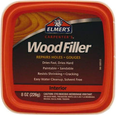 Elmer's - 0.5 Pt Jar Wood Filler - White - Eagle Tool & Supply