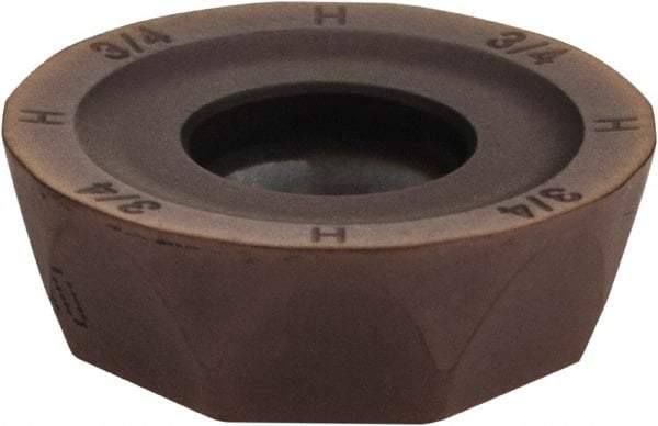 Sumitomo - QPMT6416 H Grade ACP300 Carbide Milling Insert - TiAlN/AlCrN Finish, 1/4" Thick, 3/4" Inscribed Circle - Eagle Tool & Supply