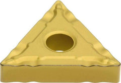 Sumitomo - TNMG332 ESX Grade AC820P Carbide Turning Insert - Al2O3 Finish, 60° Triangle, 3/8" Inscr Circle, 3/16" Thick, 1/32" Corner Radius - Eagle Tool & Supply