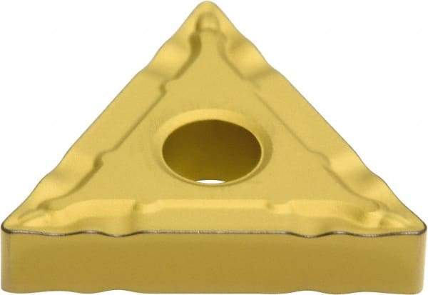 Sumitomo - TNMG322 ESX Grade AC820P Carbide Turning Insert - Al2O3 Finish, 60° Triangle, 3/8" Inscr Circle, 1/8" Thick, 1/32" Corner Radius - Eagle Tool & Supply