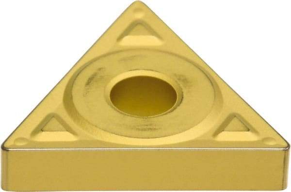 Sumitomo - TNMG322 ENK Grade AC820P Carbide Turning Insert - Al2O3 Finish, 60° Triangle, 3/8" Inscr Circle, 1/8" Thick, 1/32" Corner Radius - Eagle Tool & Supply