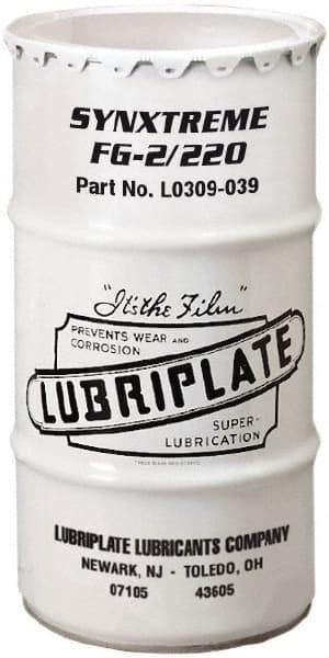 Lubriplate - 120 Lb Drum Calcium Extreme Pressure Grease - Tan, Extreme Pressure, Food Grade & High/Low Temperature, 450°F Max Temp, NLGIG 2, - Eagle Tool & Supply