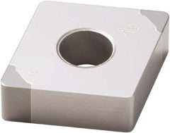 Seco - CNGA432 Grade CBN170 PCBN Turning Insert - Uncoated, 80° Diamond, 1/2" Inscr Circle, 3/16" Thick, 1/32" Corner Radius - Eagle Tool & Supply