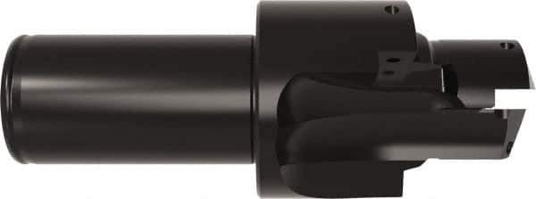 Allied Machine and Engineering - ISO 11926-1, MS 16142, SAE J1926-1 Standard, 1-5/16-12, 16 Tube Dash Number, 15° Porting Angle, 1.221" Pilot Diam, 1-1/4" Shank Diam, Indexable Spade Blade Insert Porting Tool - 2 Porting Inserts, 5.171" Overall Length - Eagle Tool & Supply