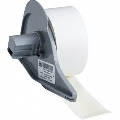 Brady - 1" Wide, Clear Vinyl Labels - For BMP71 Label Printer - Eagle Tool & Supply