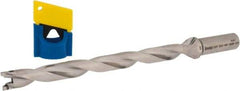 Iscar - 0.551" to 0.567" Diam, 12xD, 6.61" Max Depth, 0.63" Shank Diam, 9.38" OAL, Replaceable-Tip Drill - FCP, ICK, ICK-2M, ICM, ICP, iCP-2M Insert, 37804010 Toolholder, Series SumoCham - Eagle Tool & Supply