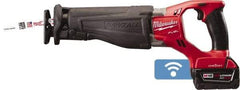 Milwaukee Tool - 18V, 0 to 3,000 SPM, Cordless Reciprocating Saw - Lithium-Ion Batteries Included - Eagle Tool & Supply