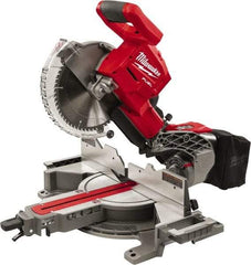 Milwaukee Tool - 48° Left Double Bevel Sliding Miter Saw - 10" Blade Diam - Eagle Tool & Supply