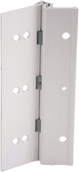 IVES - 83" Long x 4" Wide, Aluminum Continuous Hinge - 6" Thick, With Holes - Eagle Tool & Supply